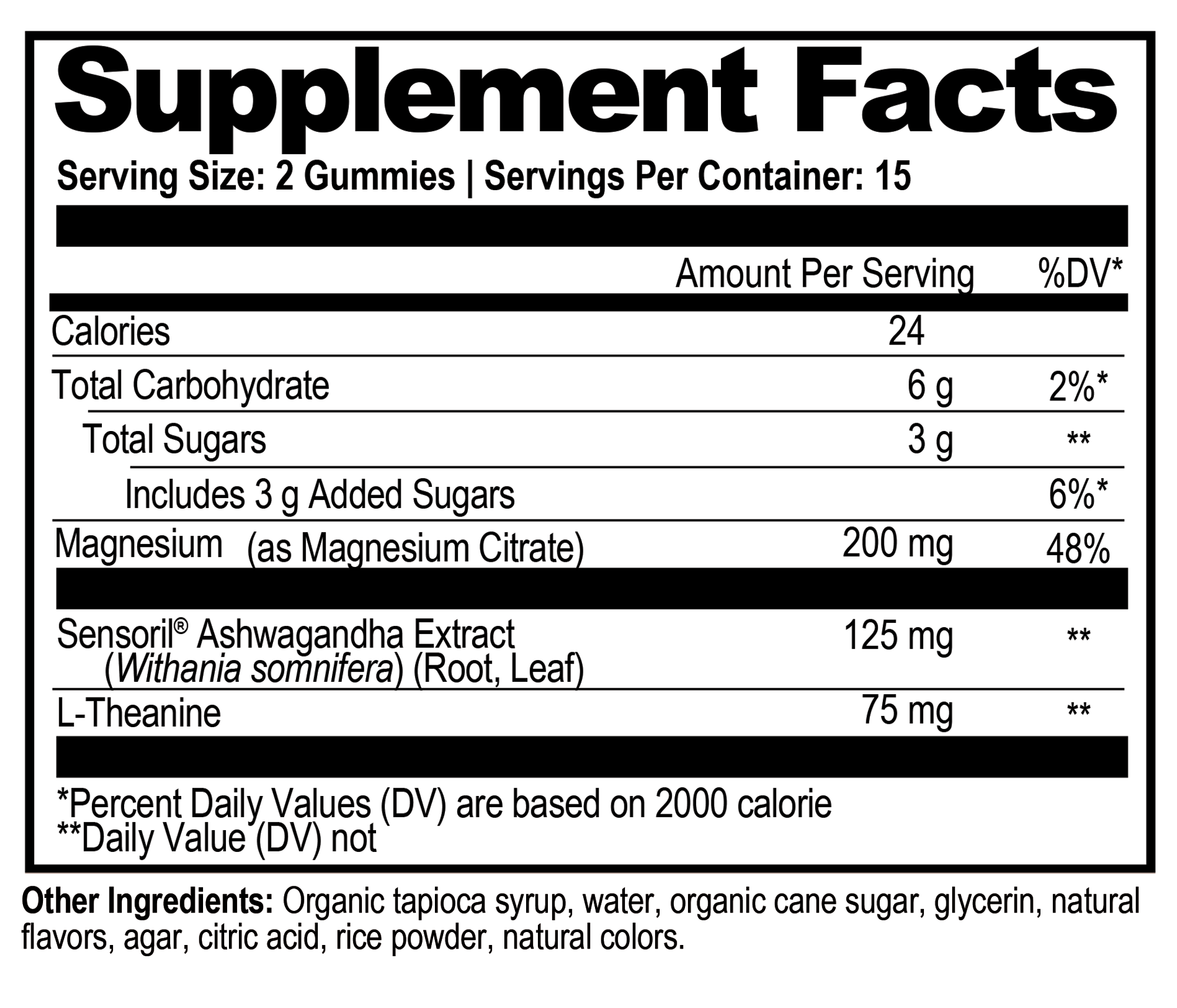 Magnesium Gummy Stack